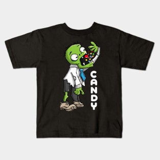 Zombies Like Candy Too Kids T-Shirt